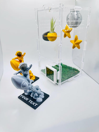 Space Themed Full Starter Bundle | Custom Text | SIMPLE Low Maintenance