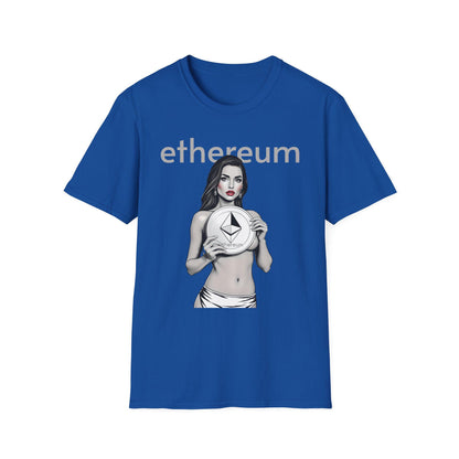 Ethereum Graphic - Unisex T-Shirt, Trendy Crypto Tee