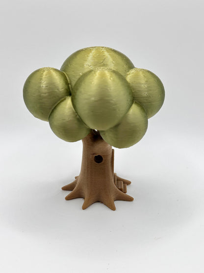Tree Perch Décor with Trunk Hide – Premium Jumping Spider & Small Pet Decor