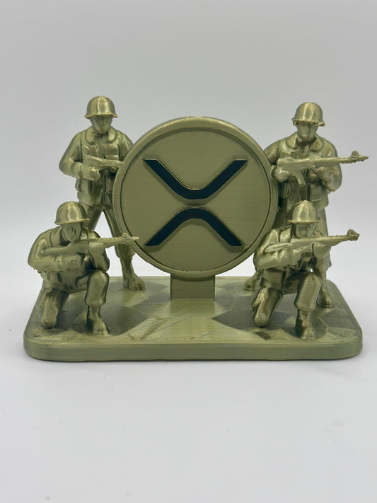 XRP Army Soldiers Décor – Eco-Friendly Home & Office Display