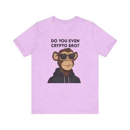 Crypto Bro T-Shirt, Funny Crypto Tee, Unisex Jersey Tee, Gift for Crypto Enthusiasts, Trendy Apparel for Traders