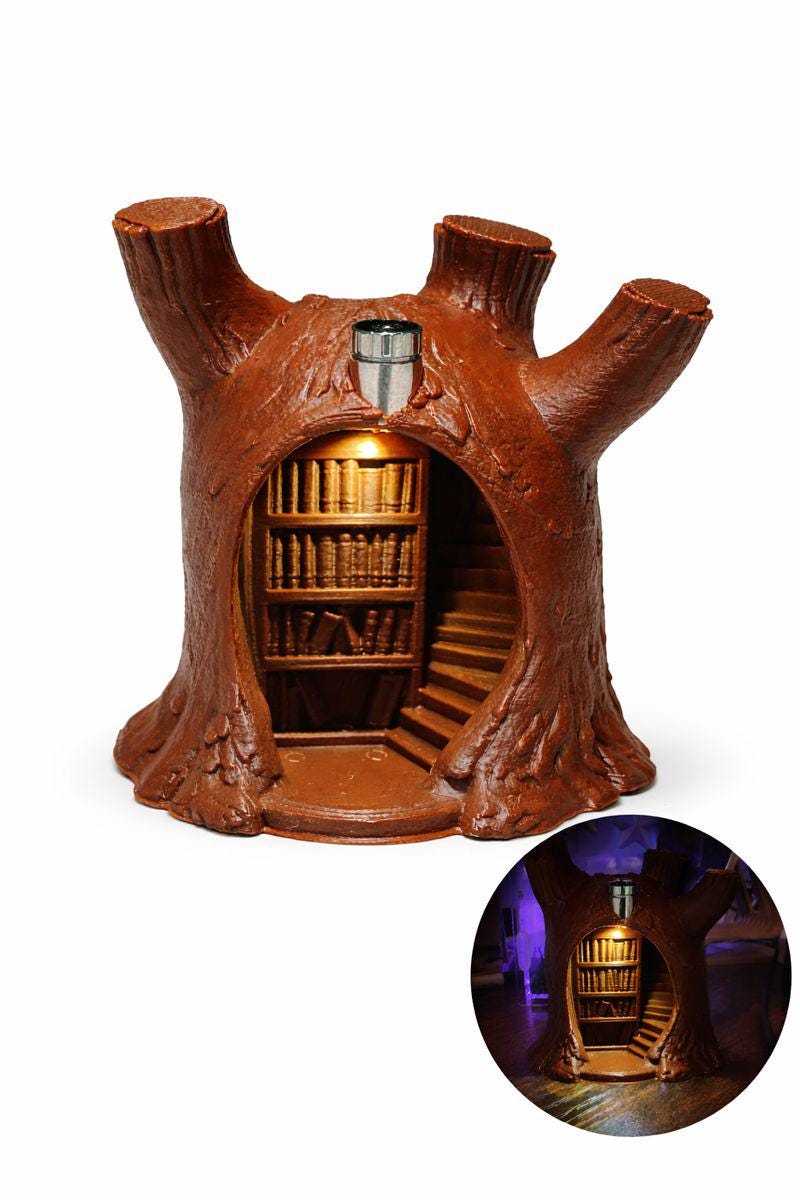 Library Treehouse with Lightbulb.