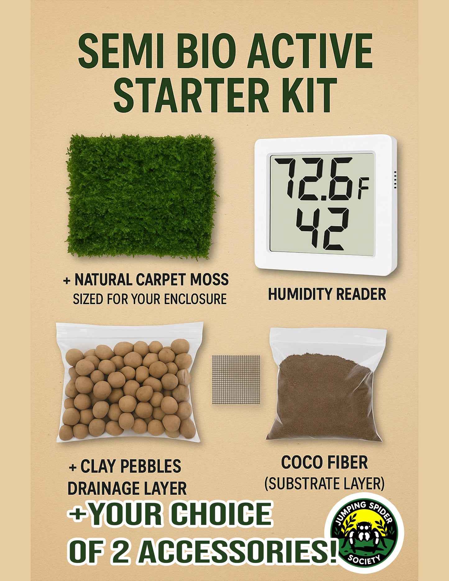 SEMI BIO-ACTIVE - kit only - no accessories