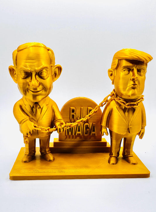 RIP MAGA | Bibi's Got A Hold on Me | 3D Sculpture