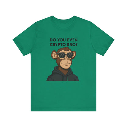 Crypto Bro T-Shirt, Funny Crypto Tee, Unisex Jersey Tee, Gift for Crypto Enthusiasts, Trendy Apparel for Traders
