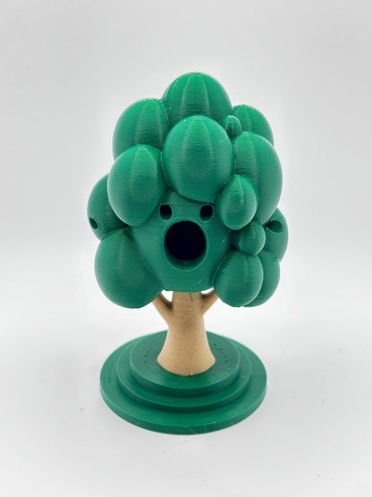 Tree Décor with Top Pod Hide – Premium Jumping Spider & Other Small Pet Decor