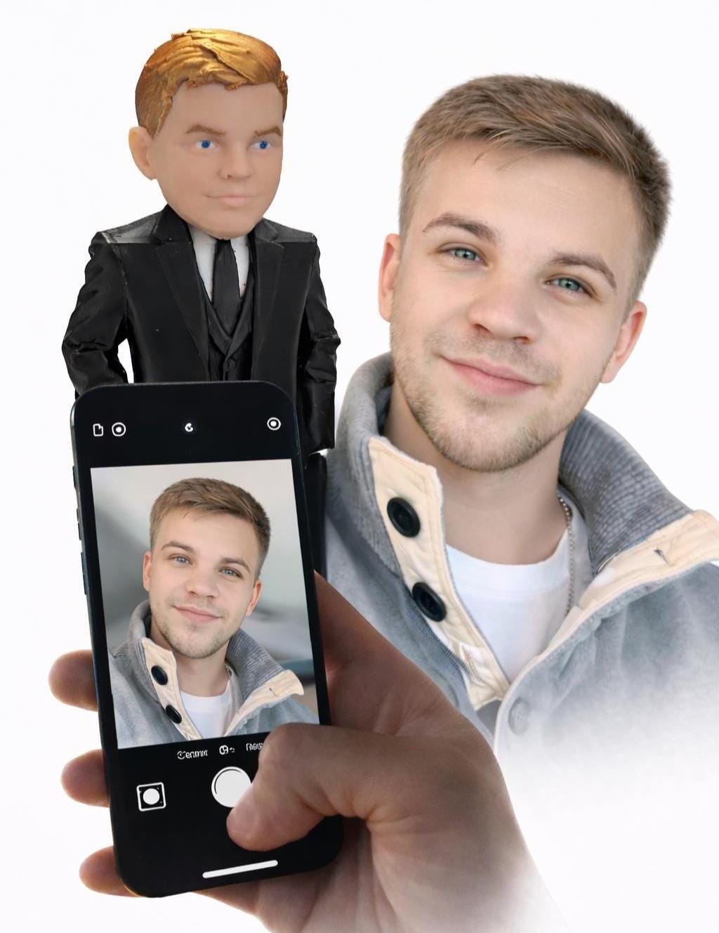 Custom Selfie Figurine | MINI-ME 3D Doll | Different Styles & Sizes