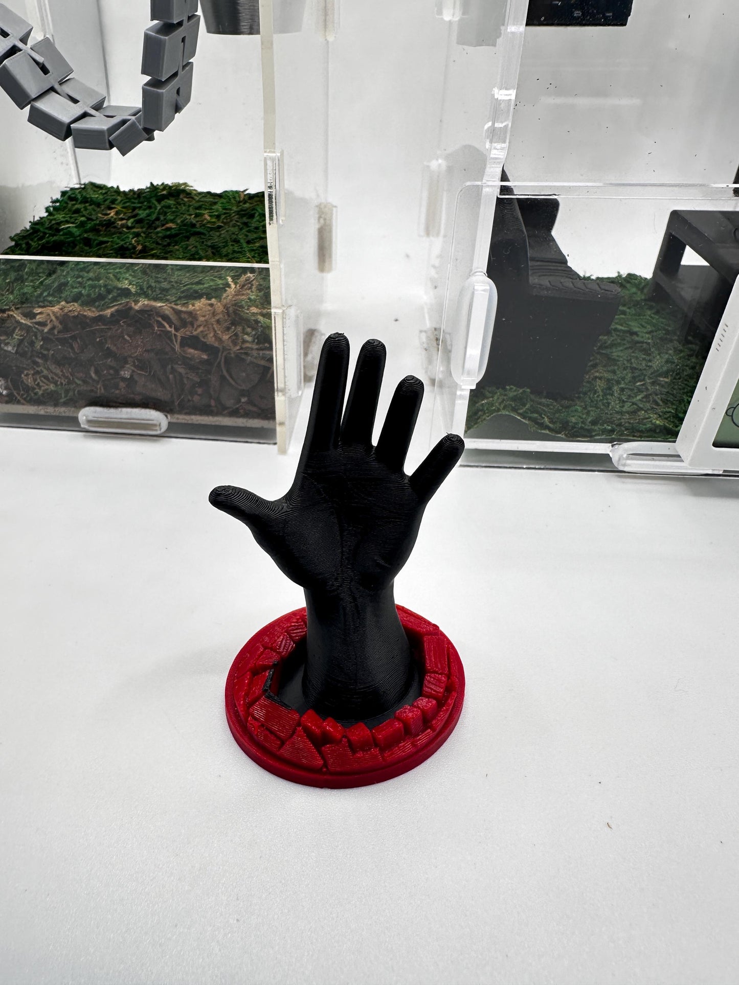 Hand Breaking Through Wall Magnetic Decor