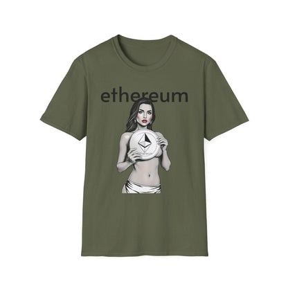 Ethereum Graphic - Unisex T-Shirt, Trendy Crypto Tee