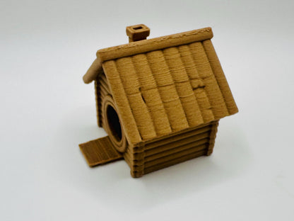 Log Cabin Pet Pod – Safe, Eco-Friendly Home for Your Tiny Pets