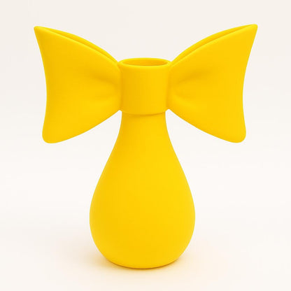 Ribbon Bow Vase | Modern Decor | 3D Prints