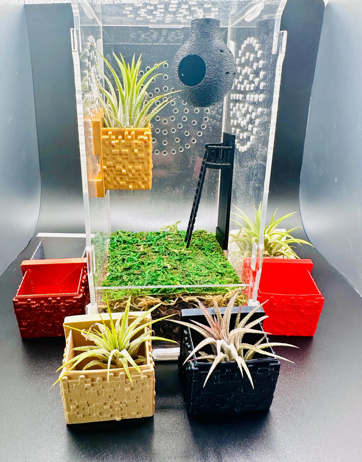 Cube Style Magnetic Wall Planter