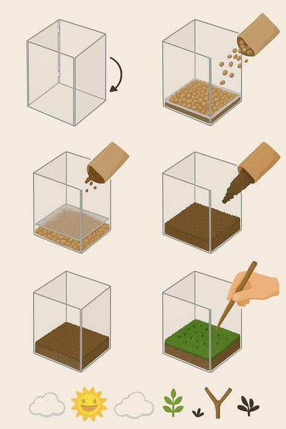Ancient Rome Full Bundle Pack | Jumping Spiders | Semi Bio Active Kit + Fully Stocked Enclosure