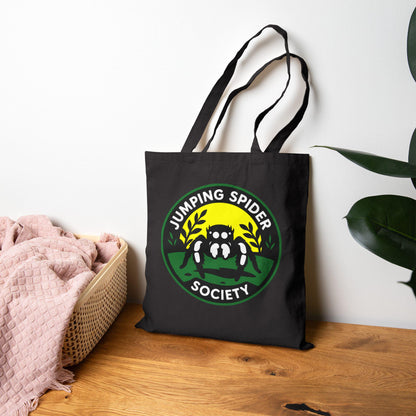 Jumping Spider Society Tote Bag - Eco-Friendly