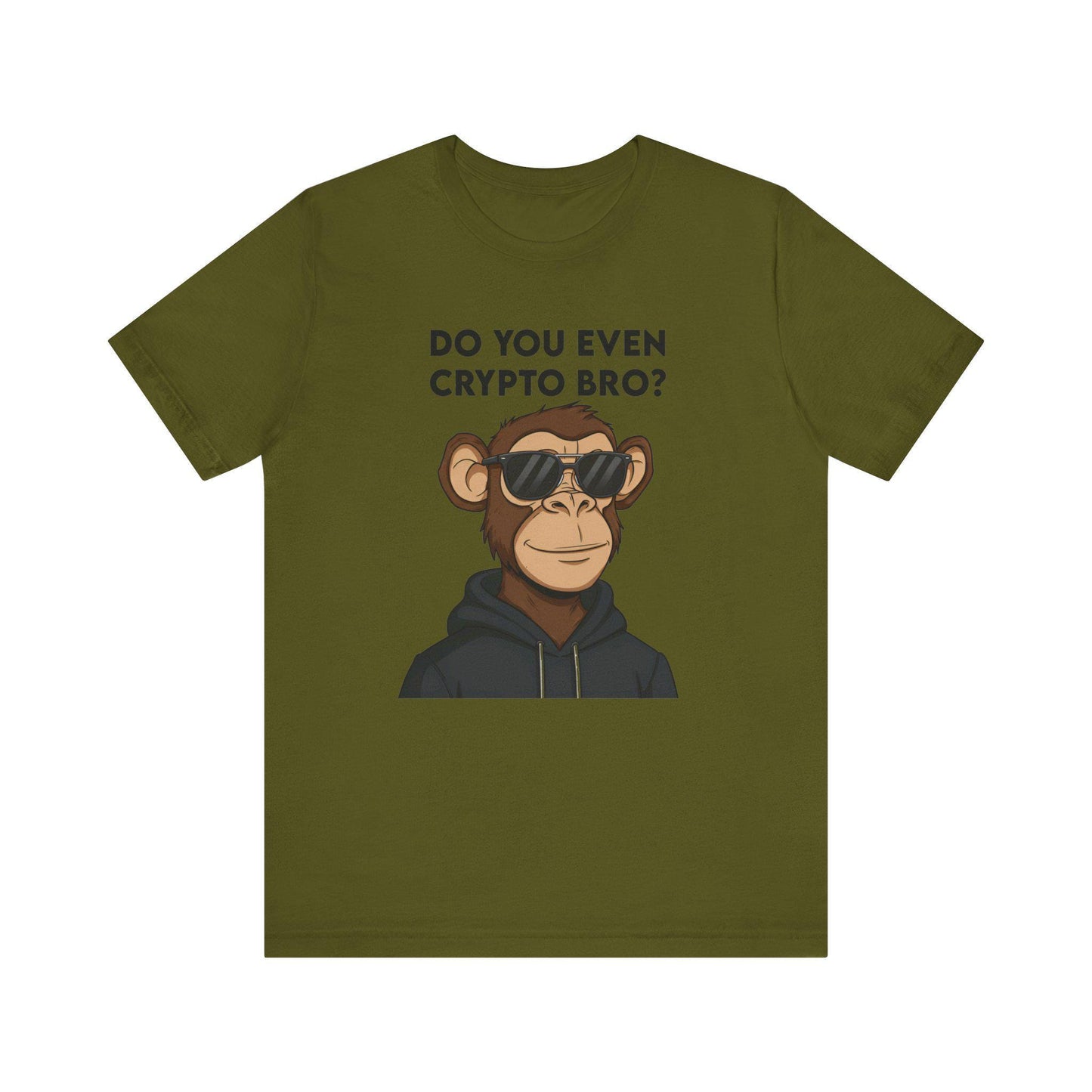Crypto Bro T-Shirt, Funny Crypto Tee, Unisex Jersey Tee, Gift for Crypto Enthusiasts, Trendy Apparel for Traders