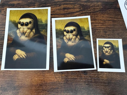 Classical Art Theme | Jumping Spider Waterproof Stickers
