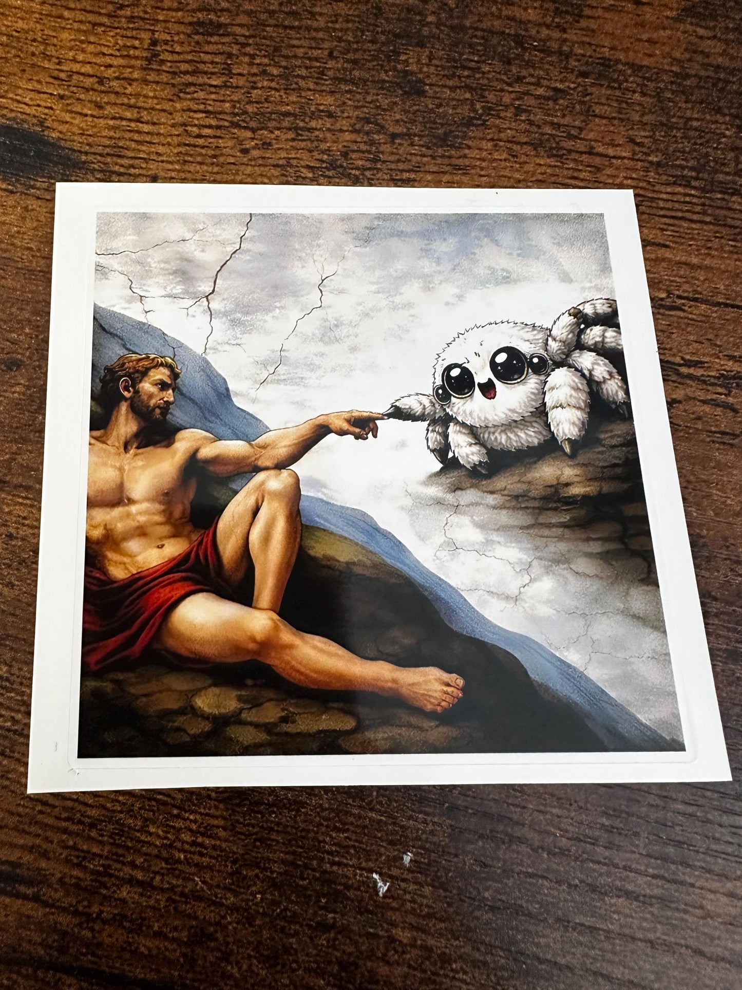 Classical Art Theme | Jumping Spider Waterproof Stickers
