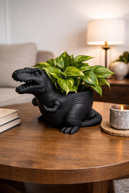 T-Rex Planter – Plant Add-ons - 3D Printed
