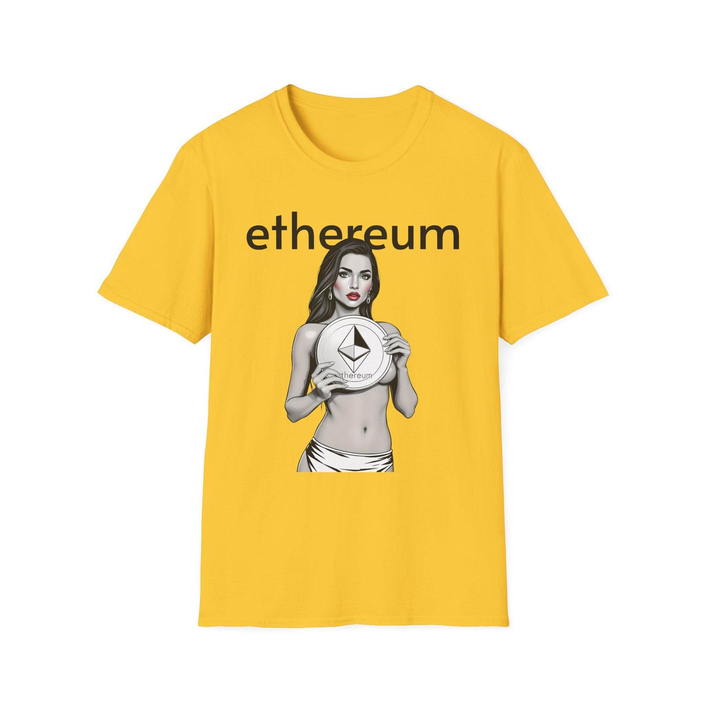 Ethereum Graphic - Unisex T-Shirt, Trendy Crypto Tee