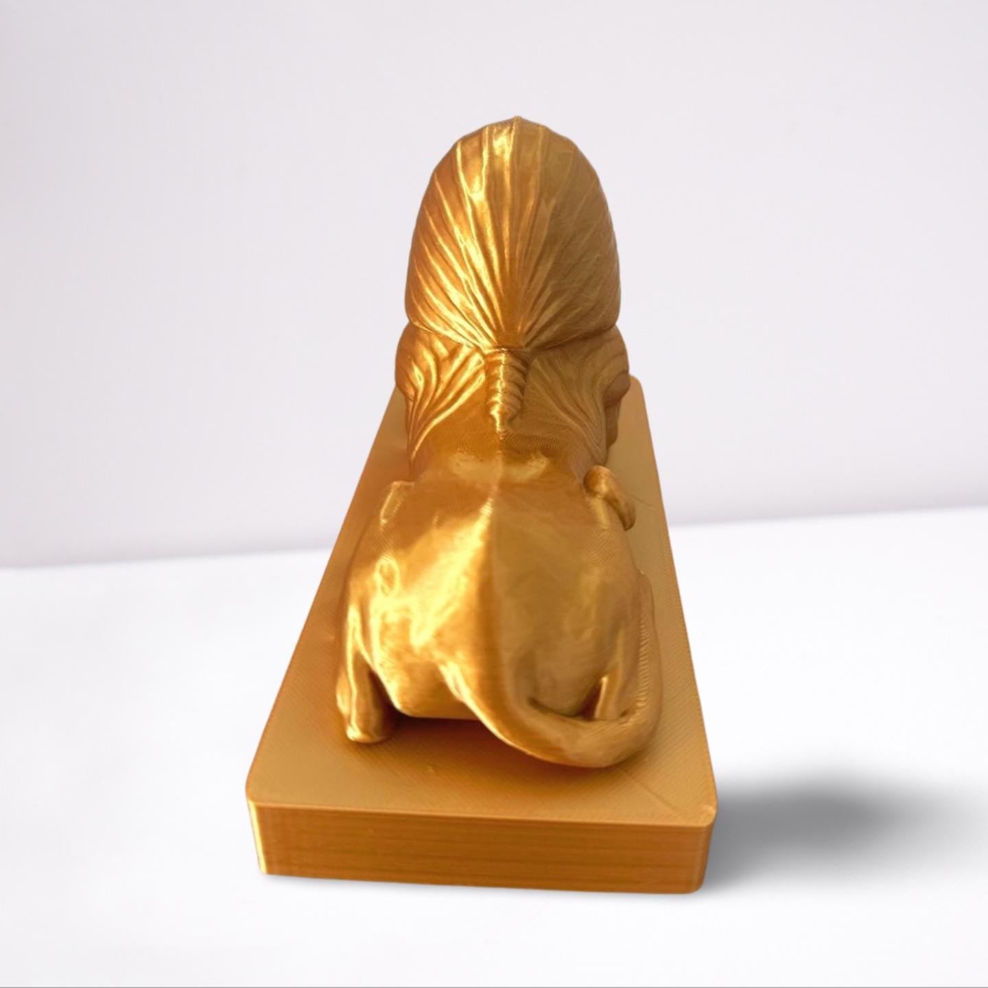 REGAL SPHINX - Ancient Egyptian Decor - Desk Decor
